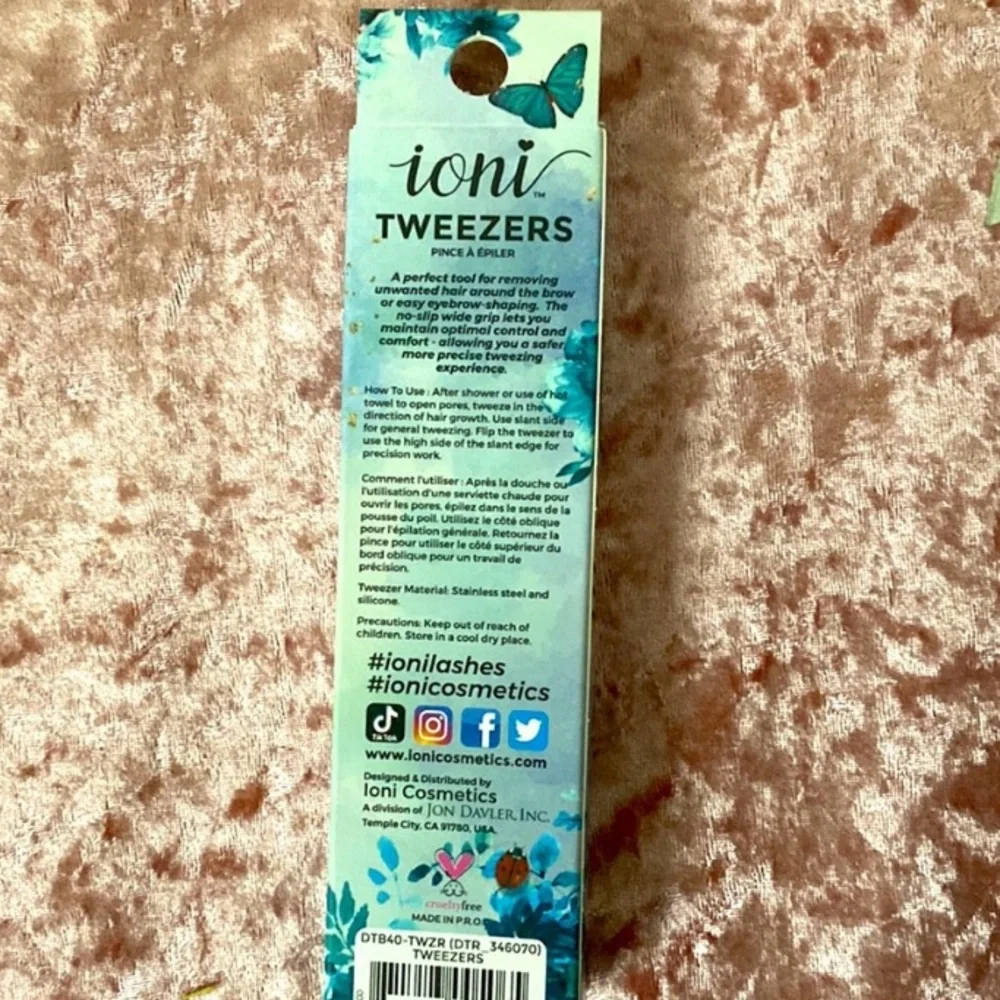 NEW IONI PRECISE TWEEZERS WITH COMFORTABLE GRIP